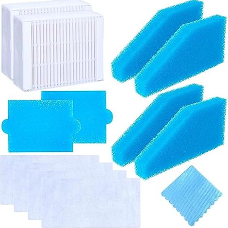 Filtre HEPA de Rechange pour Thomas Aqua+ Serie aspirateur, pièces de Rechange adaptées au Jeu de filtres pour Thomas 99 (pièce n° 787241), Accessoires de Filtre en Mousse éponge (12 pièces) (1/5)