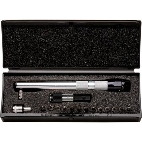 SET MINI LLAVE DINAMOMETRICA 1-5NM CON PUNTAS Y ADPATDORES - BAHCO