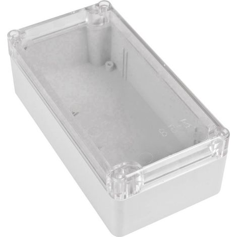 TRU COMPONENTS TC-7910840 4U63160806437 TC-7910840-CUSTODIA UNIVERSALE 158 X 82 X 55 ABS PC GRIGIO, 1 PEZZO (1/2)