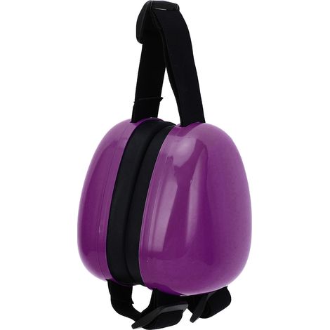 Casque antibruit pour chien, confortable, réglable et léger, violet (1/5)