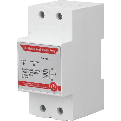 Tuya Smart-Fernschalter, große Reichweite, Mehrbenutzerfähig, programmierbar per Mobiltelefon, 220 V (1/5)