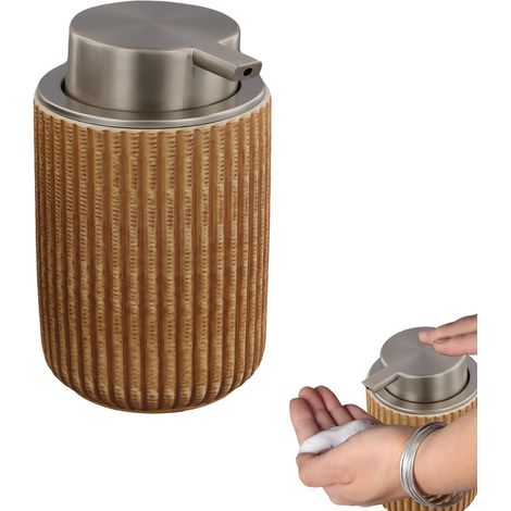 Distributeur de savon liquide 300 ml, flacon pompe vide, distributeur de savon moussant (1/4)