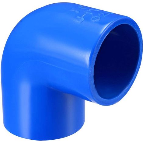 Lot de 5 raccords de tuyau en PVC de 25 mm, connecteurs coudés coulissants à 90 degrés, raccords de connexion d'angle de tuyau d'eau, joints coudés à douille coulissante pour systèmes de (1/5)