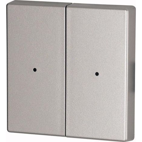 Bouton à bascule double +raccord de manomètre couleur argent EATON CWIZ-02/03-LED