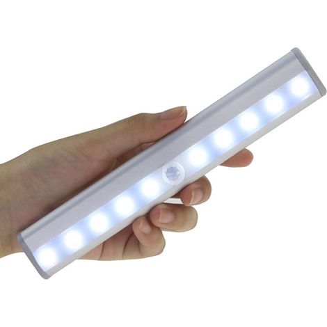 Lampe Détecteur de Mouvement - 10LED - USB Rechargeable - 200 Lumen - 500mAh - Intérieur (1/5)