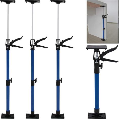 3 - Étai De Porte - Soutien Plafond - Acier Réglable 50-115cm - Charge 30kg - Atelier Maison Garage - Noir - 50x115cm (1/5)