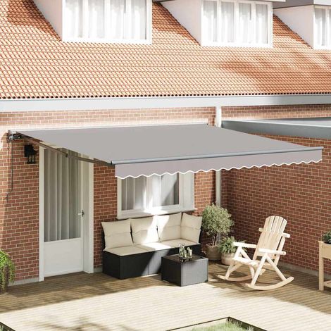 Estructura del Toldo Gris Claro 400 x 300 cm vidaXL (1/5)