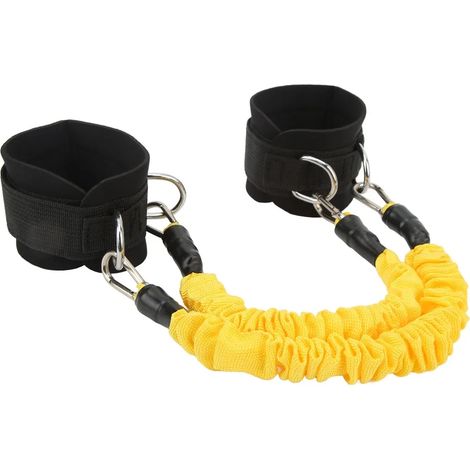 Banda elástica de resistencia para tobillos con cordón ajustable para entrenamiento de piernas y fitness. (1/4)