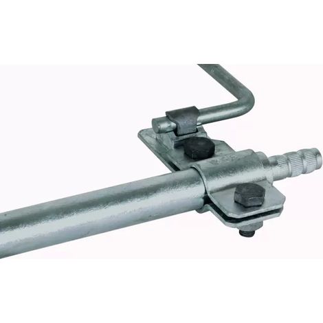 Dehn TE-Anschlussschelle St/tZn D 25mm einseitig mit KS-Verbinder Rd 7-10mm 625011 (1/2)