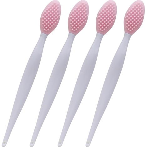 Brosse Exfoliante Pour Lèvres - En Silicone Doux Double Face - Pour Lèvres Plus Lisses Et Plus Pleines - 1 Pièce (1/5)