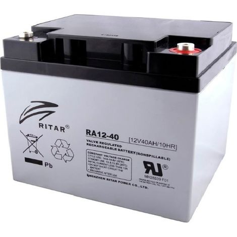 Batería AGM 12v 44Ah  RITAR RA12-40