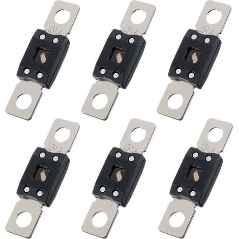 6 Pièces Fusible Voiture. Fusibles Automobiles Plats. Fusibles Gros. courant élévé fusible auto 150A. pour Auto. Bus. Véhicules de Construction. Marine et Mega à Camionnette (150) (1/5)