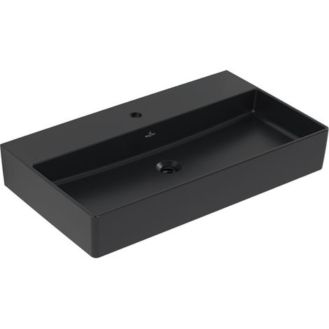 VB WT Memento 2.0 800x470mm rectangulaire 1HL. o ÜL Dessous fermé Noir Purc+