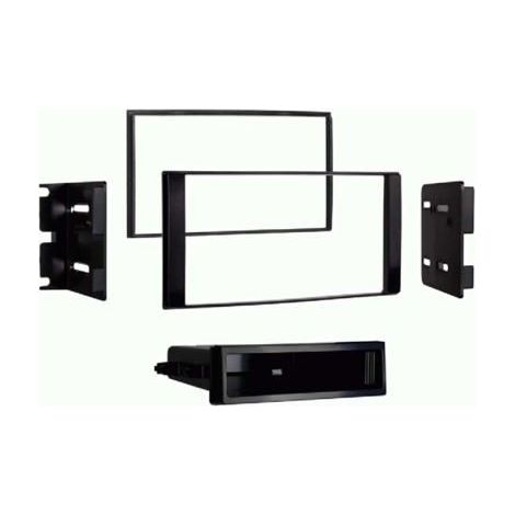 Façade d'autoradio - ACV - Metra 99-7623 - 2 DIN avec vide-poche - Noir - Compatible Nissan NV200