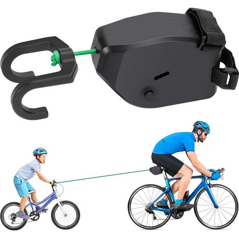 Corde Remorquage Vélo - 1 Pièce - Nylon - Rétractable 2,5m - Charge 225kg - Parent Enfant (1/5)