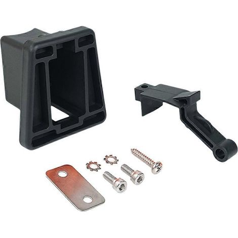 Accessoires pour vélo pliant : porte-bagages avant, base, robinet de conversion, rehausseur de selle noir (1/5)