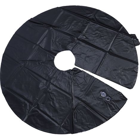 Cercle d'irrigation goutte à goutte pour arbre 10 gallons PVC multiusage réservoir d'eau jardin plantation noir (1/5)