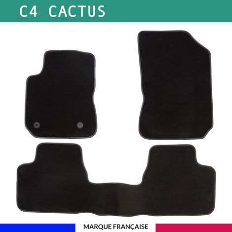 Tapis de voiture - Sur Mesure pour C4 CACTUS (dès 2014) - 3 pièces - Tapis de sol antidérapant pour automobile (1/4)