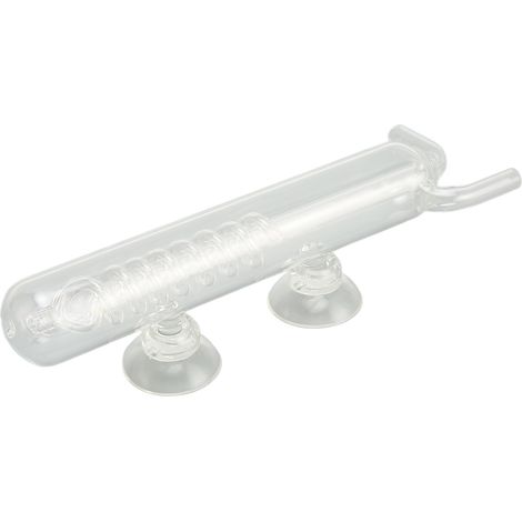 Compteur de bulles de dioxyde de carbone en verre cristal transparent, en spirale, pour aquarium. (1/5)