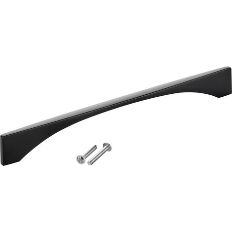 SOTECH Möbelgriff Bügelgriff Blackline XIV schwarz matt Schubladengriff Schrankgriff inkl. Schrauben - Bohrlochabstand (BA) 192 mm, 1 Stück (1/4)