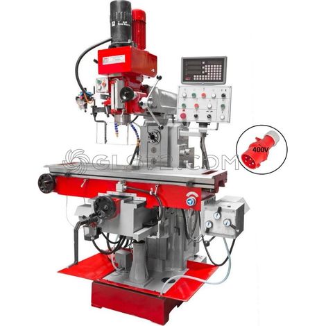 FRESADORA VERTICAL FRESADO HORIZONTAL Y VERTICAL HOLZMANN BF1000DDRO 400V