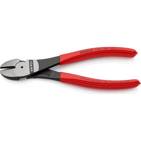 Pinza tagliente diagonale 180 Knipex a forte demultiplicazione