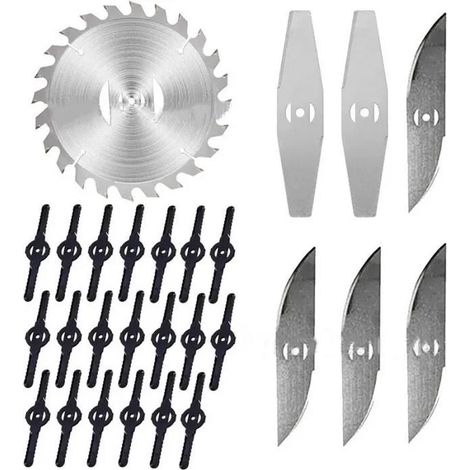 Coupe Bordure Lame De Rechange, Coupe Bordure Sans Fil, Métal Debroussailleuse Electrique (1/4)