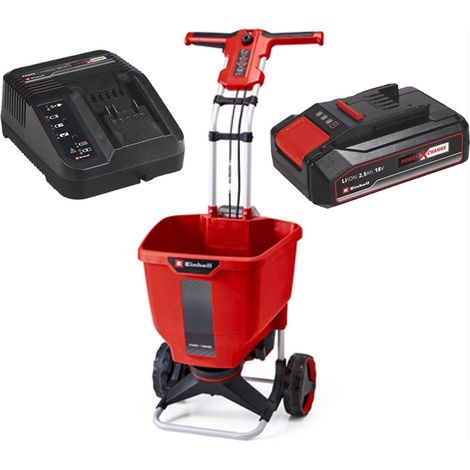 Einhell 18v Cordless Spreader Power X-Change Garden + 2.5AH Battery + Charger (1/5)