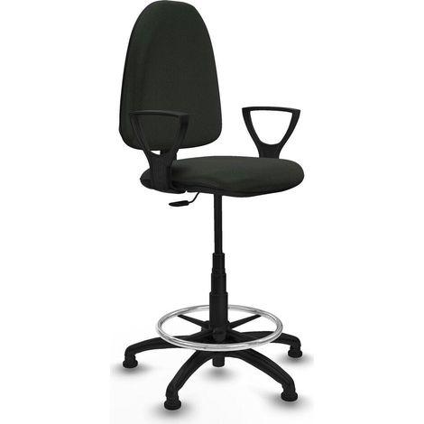 Piqueras y Crespo BFN01RT Silla de Oficina Negra Ergonómica