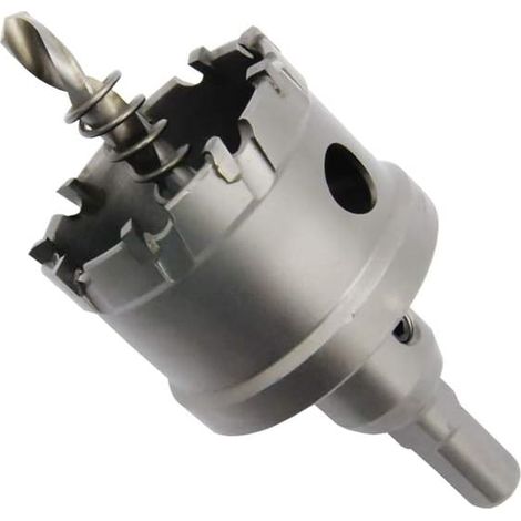Scie cloche bimétallique en carbure T.C.T robuste de qualité industrielle coupe trou en acier inoxydable 1-3/4"(45mm)