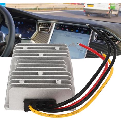 Convertisseur abaisseur-élévateur automatique CC, 9 V-40 V CC vers 24 V, 6 A, 144 W, régulateur abaisseur étanche pour voiturettes de golf et Club Cars (1/5)