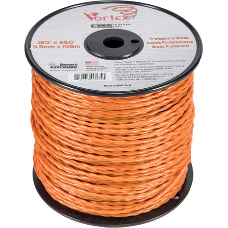 Bobine fil nylon débroussailleuse VORTEX Alu (76.2 m) ø : 3.9 mm