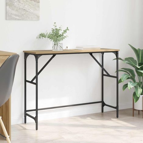 vidaXL  Console Table  Artisan Oak 100 x 32 x 75 cm Engineered Wood