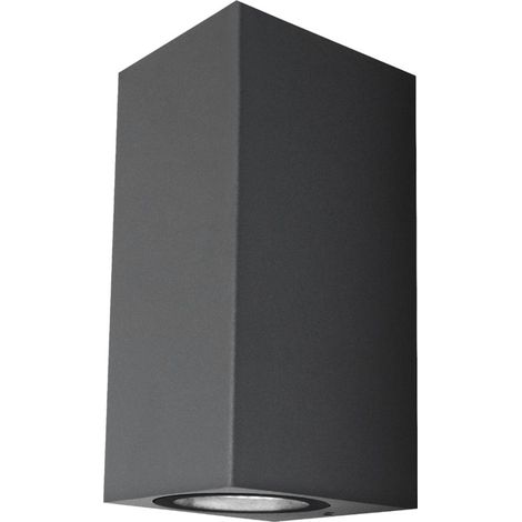 Lampada da parete a led di lusso per esterno ip54 matel cuboide 8w neutro