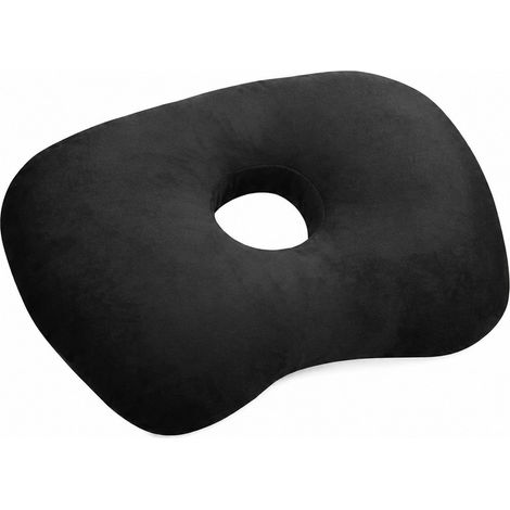 Oreiller en forme de donut avec trous pour les oreilles, oreiller pour dormir sur le côté, soulagement de la douleur, soutien moelleux