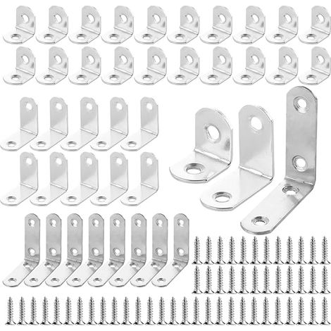Metal Brackets with Screws 3 Sizes (1/5)