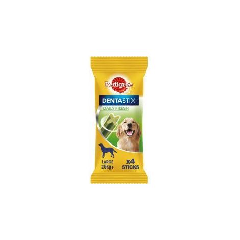 Pedigree Dentastix Fresh Daily Large Dog Dental Treats 4 Sti - 734487