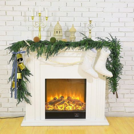 Guirlande De Noël - Aiguilles De Cèdre Artificielles - 100 Cm - Décoration Intérieure Et Extérieure - 1 Pièce (1/5)