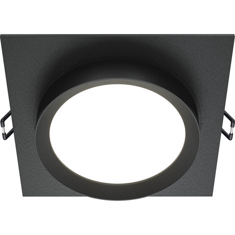 Maytoni Hoop faretto incasso soffitto quadrato nero GX53 (1/5)