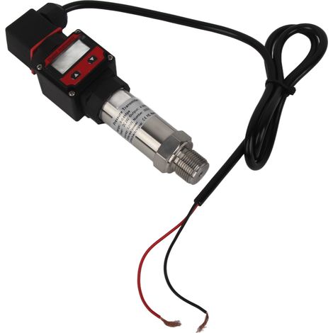 Transmetteur de pression numérique en silicone à diffusion pour eau et air, 24 V CC, 4-20 mA, 0-0,6 MPa (1/5)