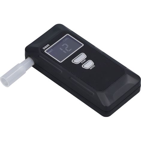 Éthylotest portable haute précision avec alarme sonore, écran LCD et contrôle MCU pour usage professionnel (1/5)