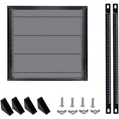 Wabenförmige Arbeitsplatte für Laserschneiden, 30x30 cm, Wabenbett für CO2-Lasergravierer, Anti-Verformungs-Stützplatte, Zubehör für Lasermaschinen.