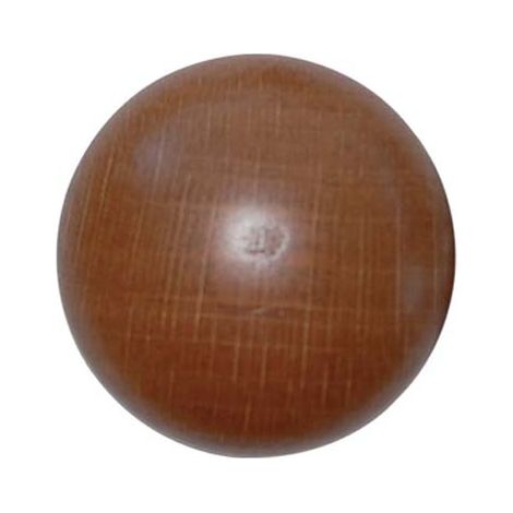POMOLO LEGNO LISCIO - NOCE CHIARO + VITE MM 26/36X33- 10 pezzi