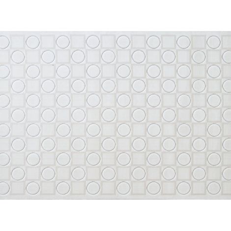 Tapis blanc écru à formes géométriques 154 x 230 cm KAELIES