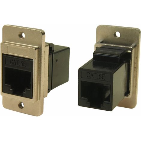 Connecteur RJ45 cat 5e RS PRO Femelle Montage panneau, ports ( Prix pour 1 )