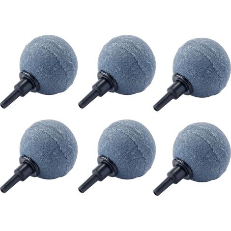 6 Pcs Aquarium Air Diffuser Oxygen Bubble Stone for Pond and Aquarium (1/5)