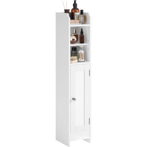 Meuble de Salle de Bain, Armoire d’Angle, 20 x 18 x 92 cm (1/5)