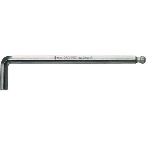 Wera 950 PKL Winkelschlüssel, metrisch, Innensechskant, SW 1,5 mm, Länge 90 mm