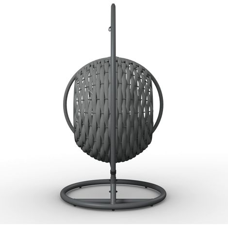 Mömax Hängesessel Mira Hellgrau Outdoorstoff/Metall/Kunststoff (1/5)