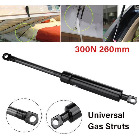 1 pièces 300N 260mm Amortisseur à ressort de support de levage de vérins à gaz de voiture pour modèle de voiture universel